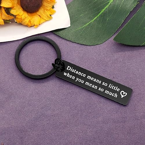 Miniatura 2 de Llavero para pareja, novio, novia, relación de larga distancia, regalo para marido, esposa, parejas, joyería de cumpleaños, San Valentín,