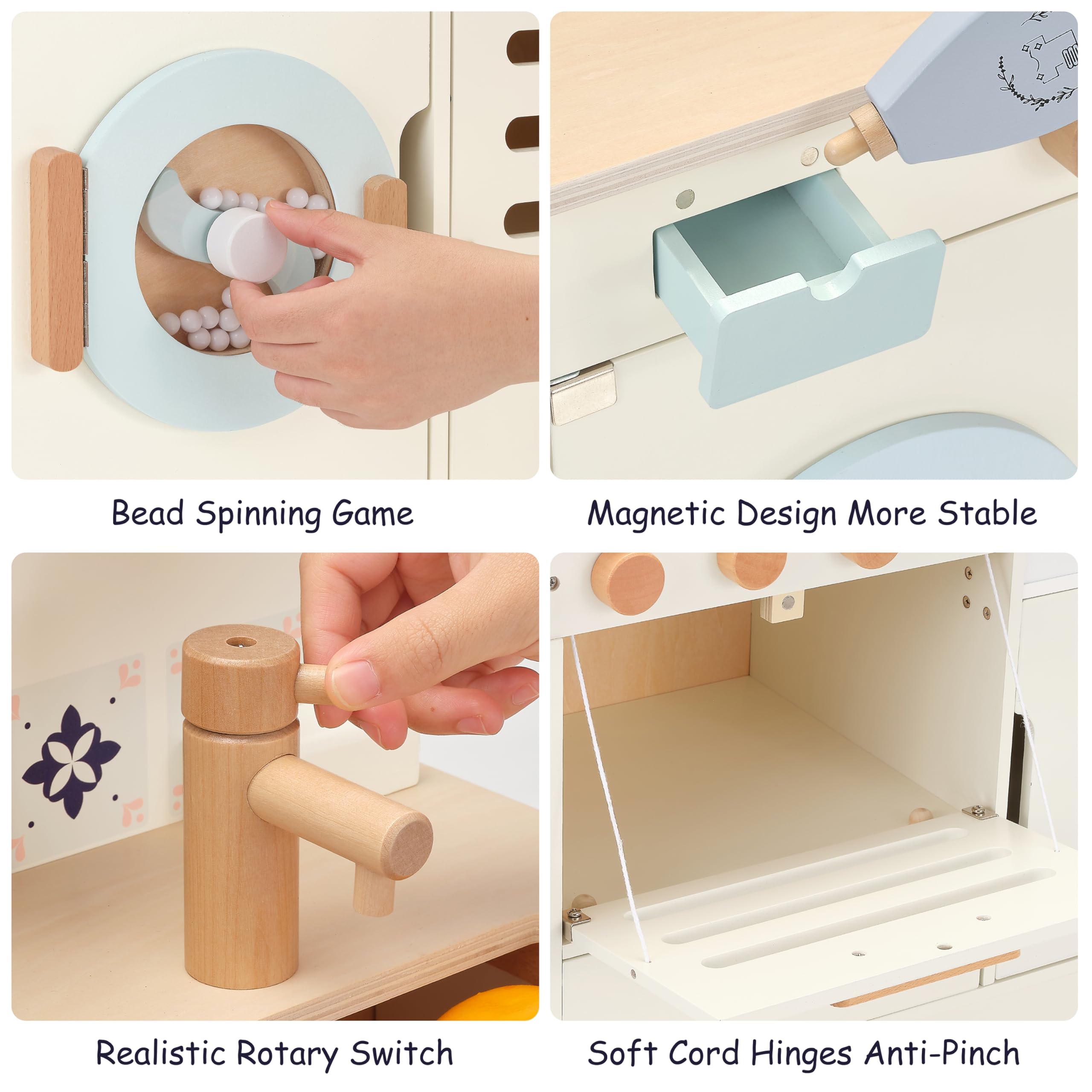 Cocina de juego de madera 3