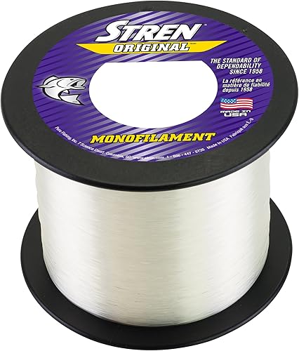Miniatura 25 de Stren - Línea de pesca monofilamento original 2-Transparente/azul fluorescente,Claro,Transparente/azul fluorescente,Dorado (Hi-Vis Gold),Verde