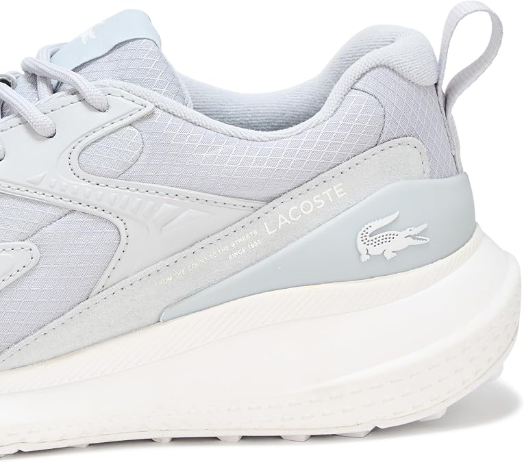 Lacoste Men's L003 Evo Sneaker, Lt Gry/Wht, 12