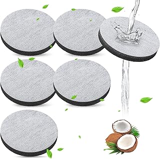 Pack of 6 Water Filters for Brita Fill & Go Water Filter Bottles Carafes, Water Filter Discs Reduces PFAS, Chlorine, Microparticles, Other Flavour-Disturbing Substances in Drinking Water