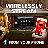 Vista 17 de BOSS Audio Systems BV9358B Sistema estéreo para automóvil, doble Din, pantalla táctil de 6.2 pulgadas, consola principal con audio/llamadas por