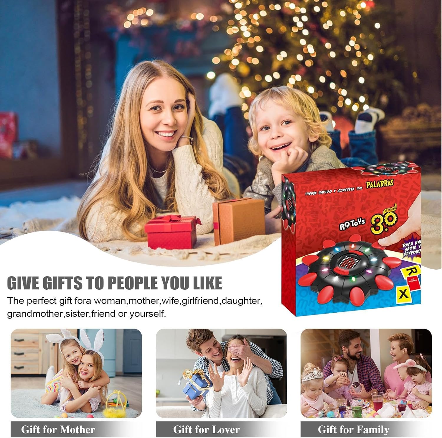 Genérico Table Word Game,Travel Board Game with Letters - Portable Interactive Educational Toy for Family Travel Classroom Waiting