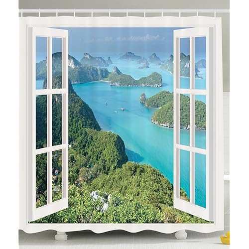 Scenic Shower Curtain Amazon Com