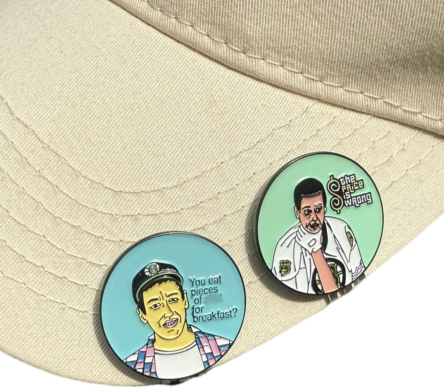 WTLJQQY Golf Ball Marker with Golf Hat Clip for Men, Secure Strong Magnetic Golf Ball Marker Set Fun Golf Accessories for Men Golfer with Clip (1pc) image 4