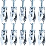 PAGOW 20 Pcs Self-Drilling Anchors,Anchors and Screws for Heavy Duty, Metal Screw Anchors Kit, No Drill and Holes in Wall (0.47