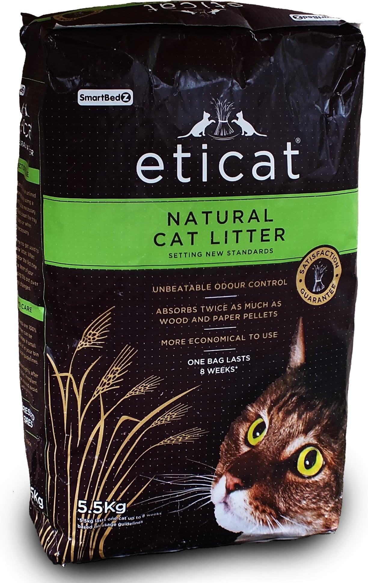 SmartBedz Eticat Natural Cat Litter 5.5 kg
