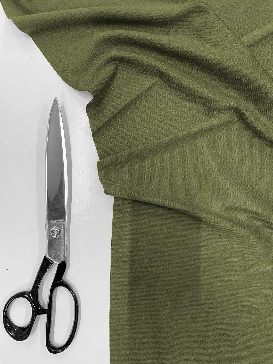 Stoffa Ponte Roma 58 Pollici Tessuto Ponte Roma Doppia Maglia Nero - Venduto Al Metro, 58 Pollici Di Larghezza, Per Abbigliamento Tessuto Per Sartoria - Foto 13