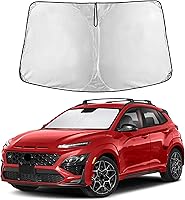 Vista 139 de EcoNour Parasol para Subaru Crosstrek 2013-2015 2016 2017, visera solar para parabrisas delantero y ventana, bloqueador de calor UV y protector