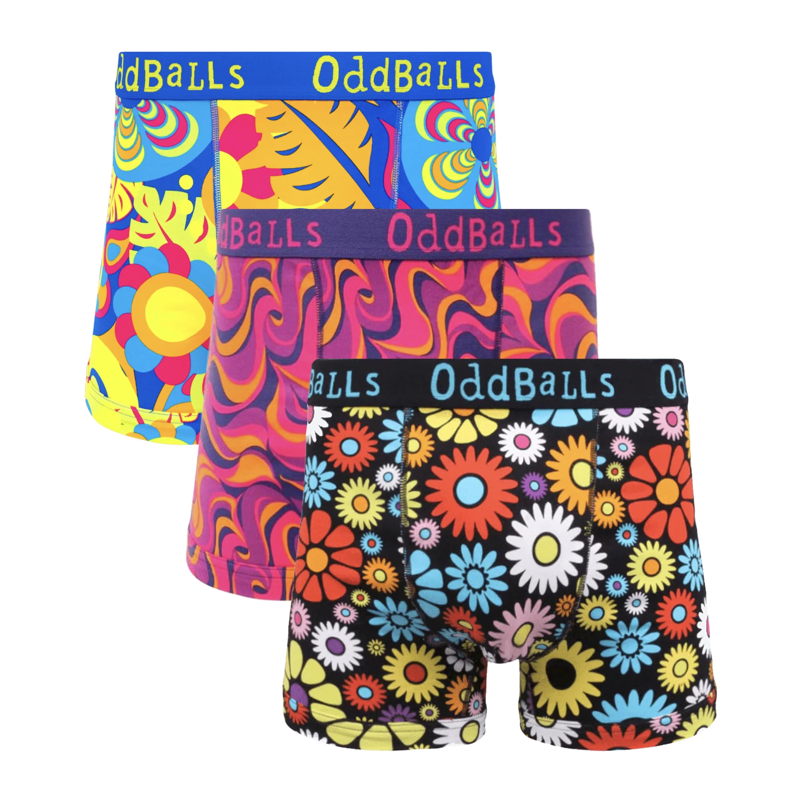 Mens Boxers Multipack – 3 Classic Fit Cotton Boxer Shorts, Underwear with Elastic Waistband – Breathable, Soft Mens Boxer Briefs