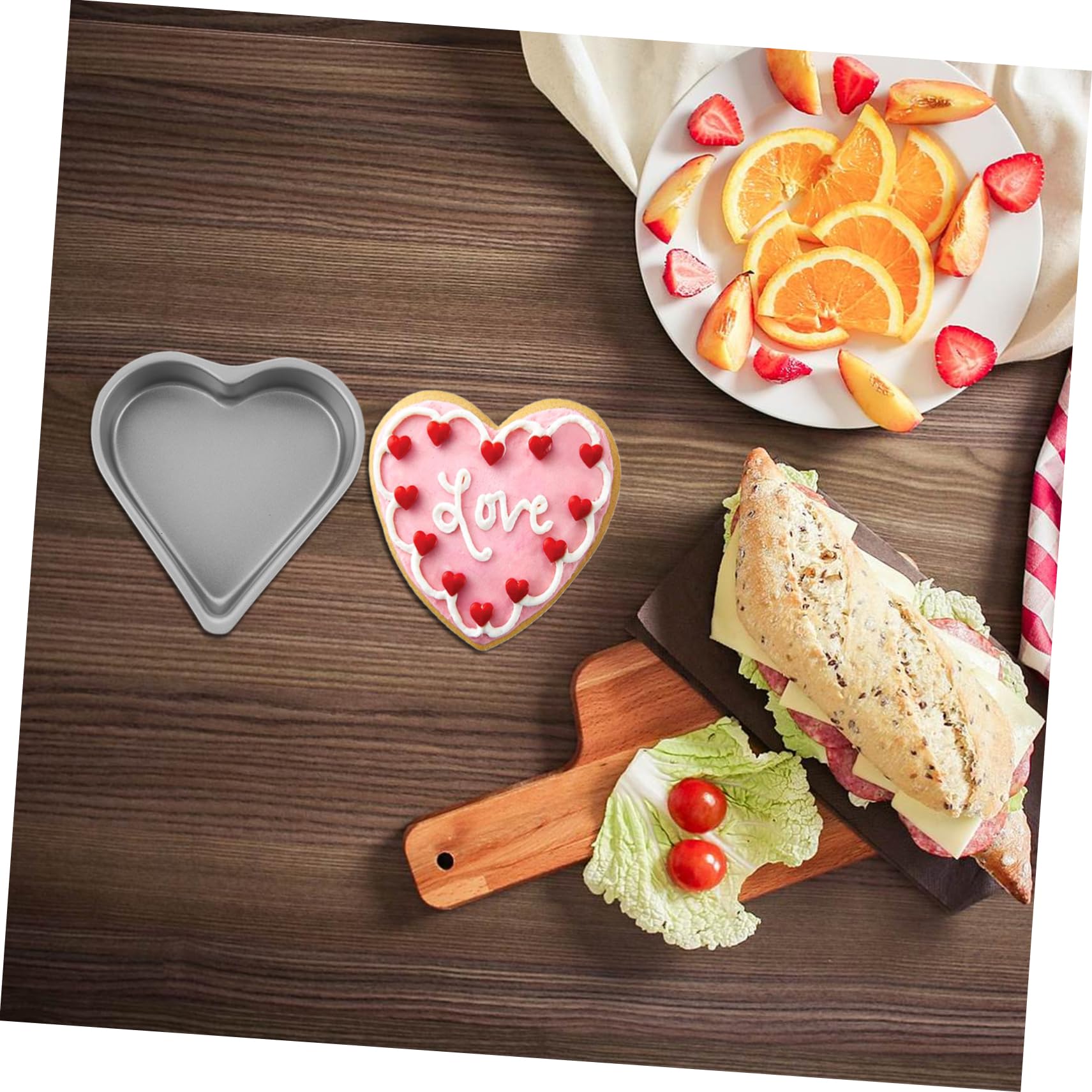 PRETYZOOM 15 Pcs Moule À Gâteau En Forme De Coeur Cheesecake Plat De Cuisson Petit Moule À Gâteau Moule À Gâteau Pour La Maison Moules À Gâteau En Forme De Coeur Coeur Pan Moule À Gâteau