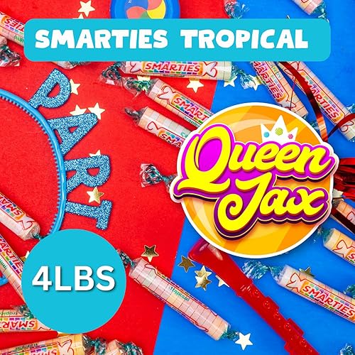 Miniatura 2 de Smarties Candy Bulk  Tropical Smarties  Bolsa de 4 libras Tropical Smartees  Caramelos a granel Smarties  Bolsa gigante de rollos de caramelos