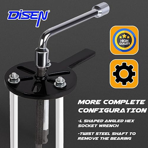 Miniatura 2 de DISEN Extractor de rodamientos, kit de extractor de rodamientos, juego de extractor de rodamientos ciegos 35 en 1, separador de rodamientos con