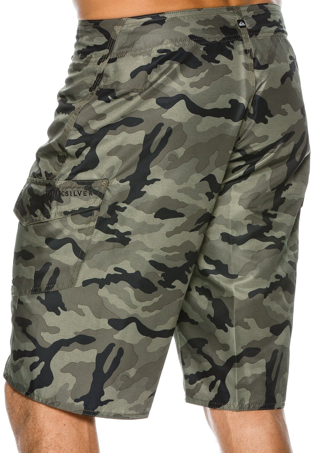 QuiksilverMen's Standard Manic 22 Inch Length Cargo Pocket Boardshort Swim  Trunk