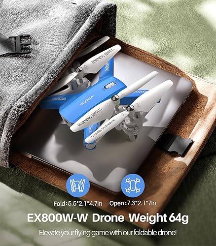 Miniatura 8 de SYMA Dron con cámara para adultos y niños, cámara FPV 1080P RC Quadcopter con retención de altitud, inicio de una tecla, giros 3D, 2 baterías de