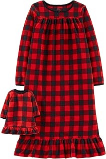 Carter's Girls' 4-14 Jersey Gown and Doll Dress Set