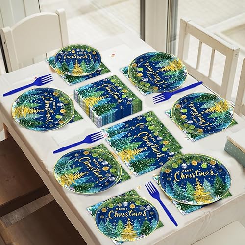 Miniatura 385 de 96 piezas de suministros de fiesta de cumpleaños florales de cumpleaños, platos de papel, servilletas, flores de oro rosa, decoraciones de fiesta