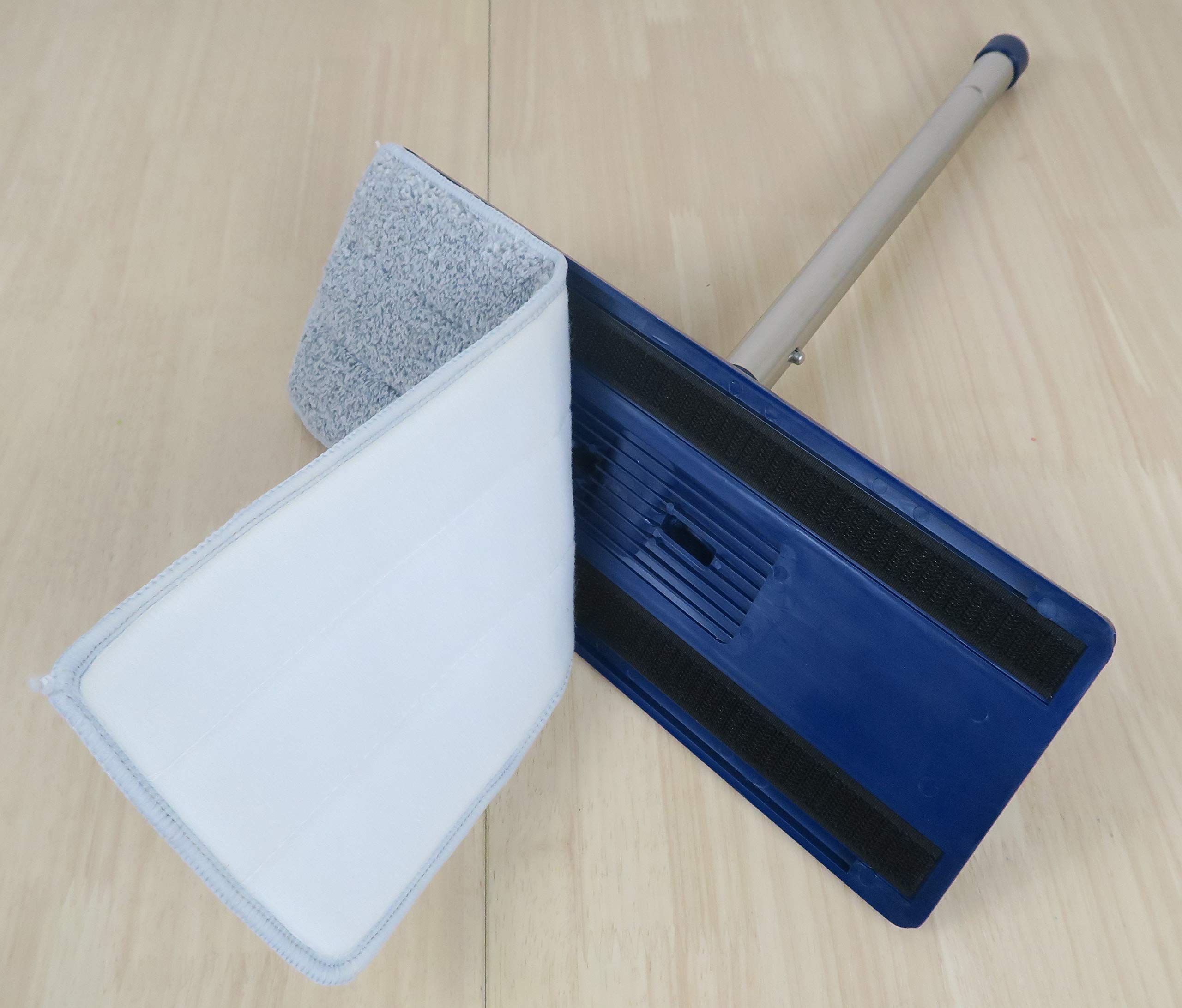 VALICLUD 2x Chenille-Wischpad – Nass, Für Flachmopp, Maschinenwaschbar, Ersatzpad