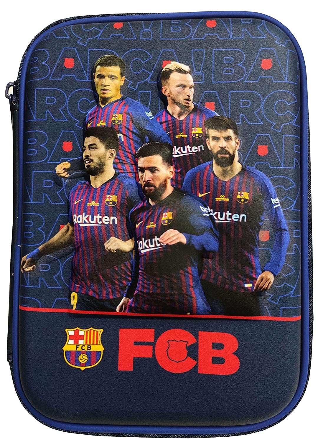 4AJ BAZAAR Ethylene Vinyl Acetate (Eva) Pencil Boxes For Boys Fcb Football Club 3D Eva Hardtop Pencil Pouches For Girls And Boys (Fcb Football Club) (Multicolor) (B0CTMZVP4R) Amazon Price History, Amazon Price Tracker