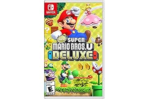 4-Player Switch Extravaganza: Mario, Luigi, and Co. Unite in New Super Mario Bros. U Deluxe