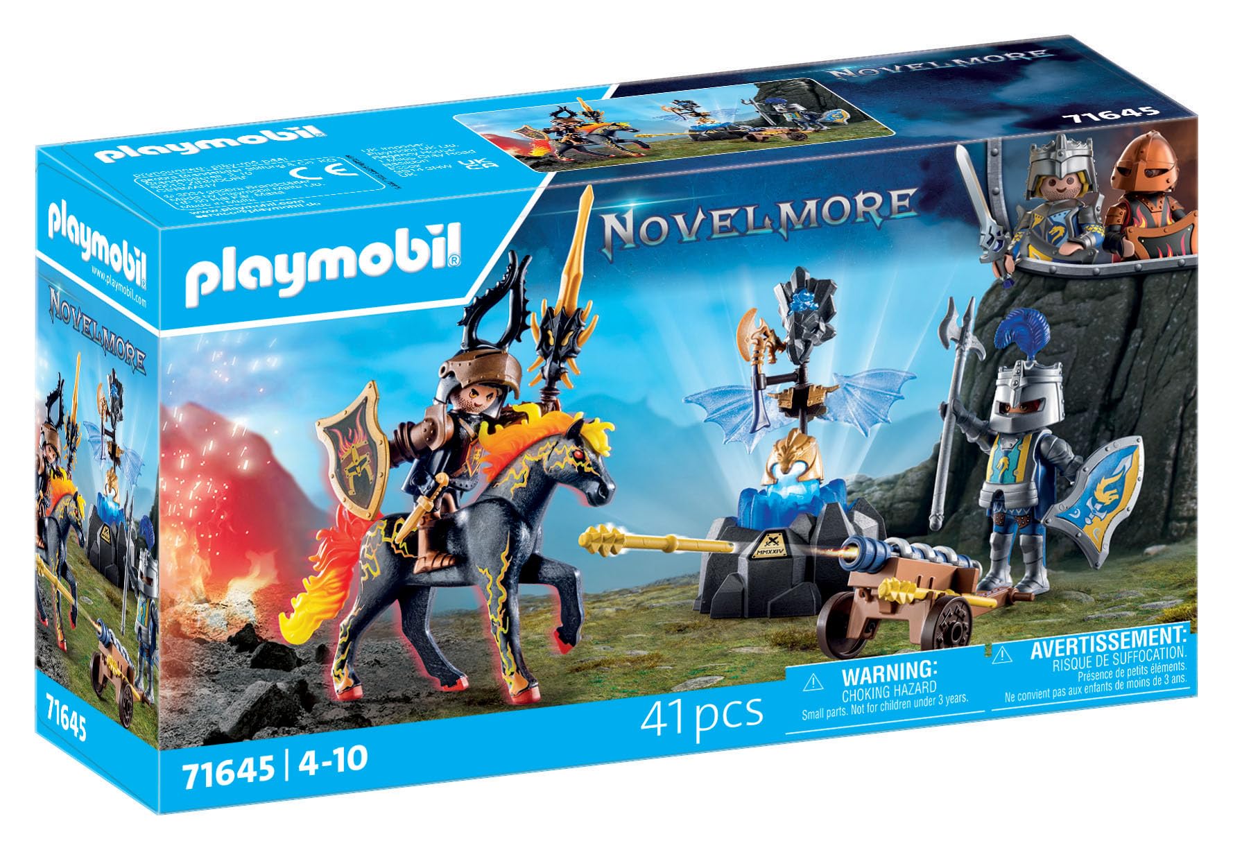 Playmobil 71645 Novelmore: Armoured Guard, including two knights, a horse, and valuable armour - Image 2