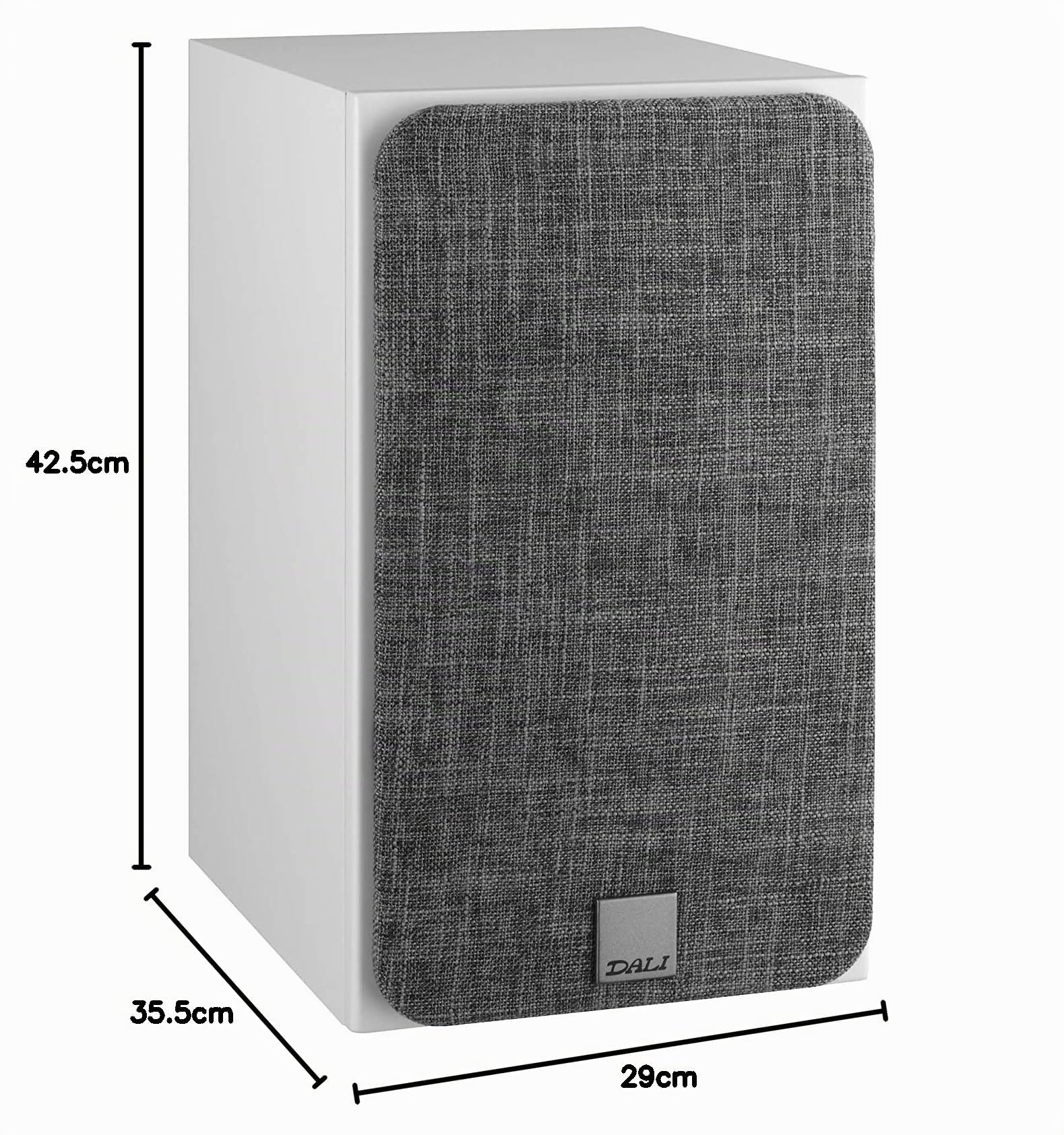 Dali Oberon 1 Paire d'enceintes d'étagère - Excellent Son au Format Ultra Compact, Polyvalent pour étagère, Pied ou Mur, avec Technologie SMC brevetée et Membrane en Fibre de Bois