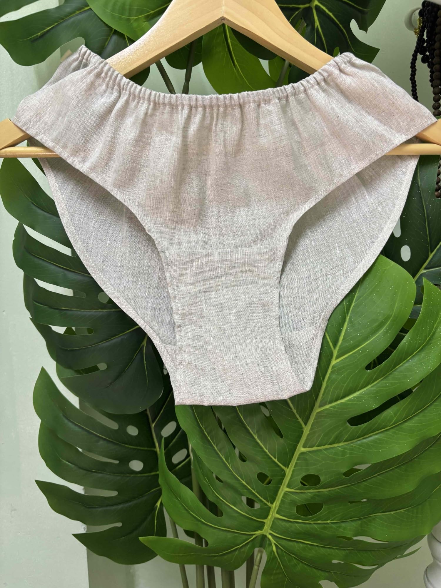 1/2/3 Stück Damen-Unterwäsche Aus 100% Hanf Lockere Langlebige Feuchtigkeitsableitende Boyshort-Höschen Hanf-Kleidung In Übergröße