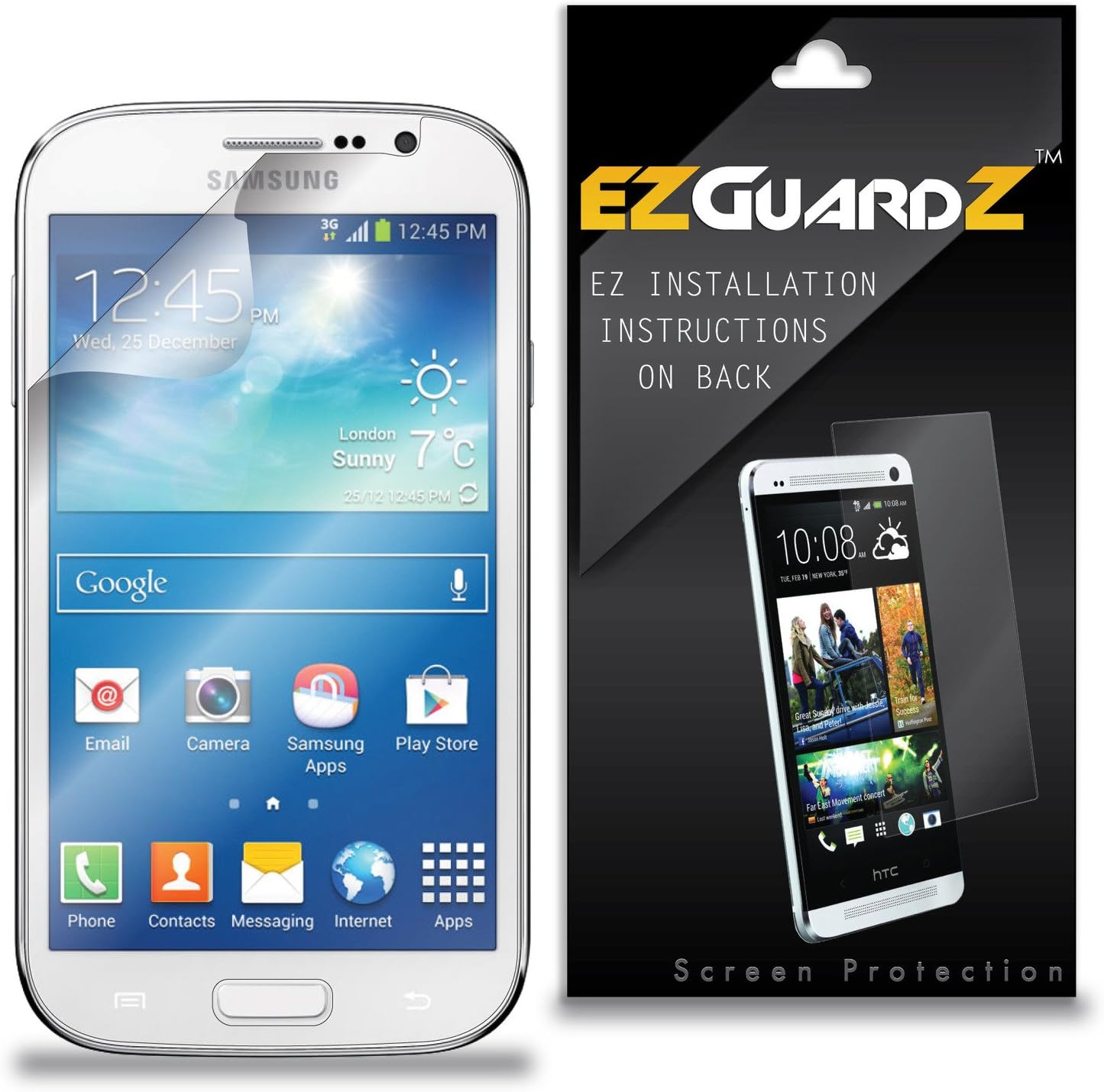 (5-Pack) EZGuardZ Screen Protector for Samsung Galaxy Grand Neo Plus (Ultra Clear)