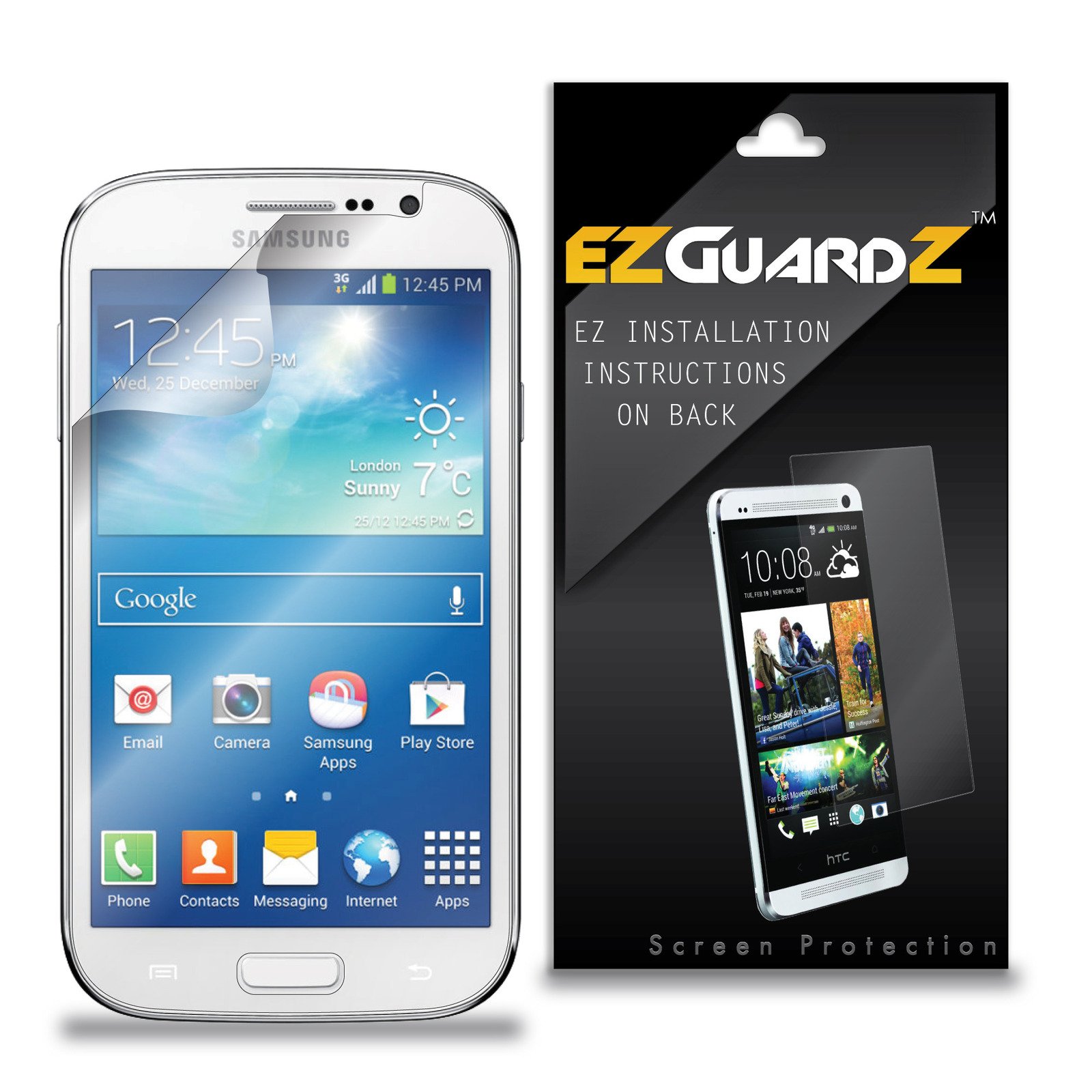 (5-Pack) EZGuardZ Screen Protector for Samsung Galaxy Grand Neo Plus (Ultra Clear)