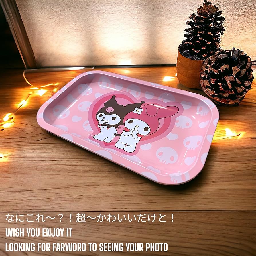 Amazon.com: KOZUKI Pink Rolling Tray 11 x 7 Pink ASH Tray
