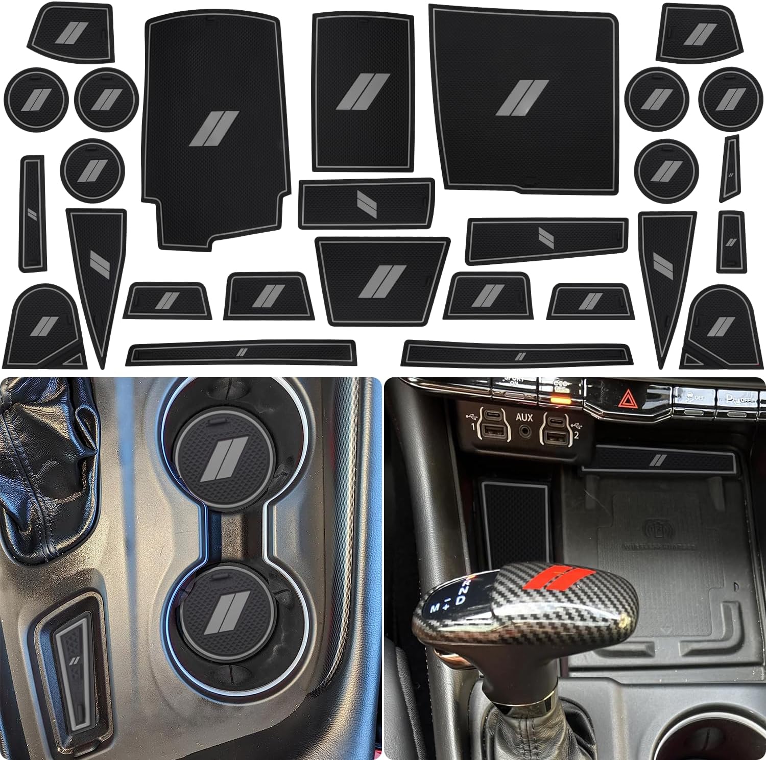 Center Console Liner for Dodge Durango 7-Seater Accessories 2021-2026