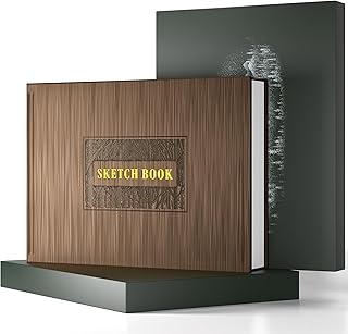 CAGIE Hardcover Sketch Book for Drawing, Art Paper Sketchbook 185 GSM, 1...