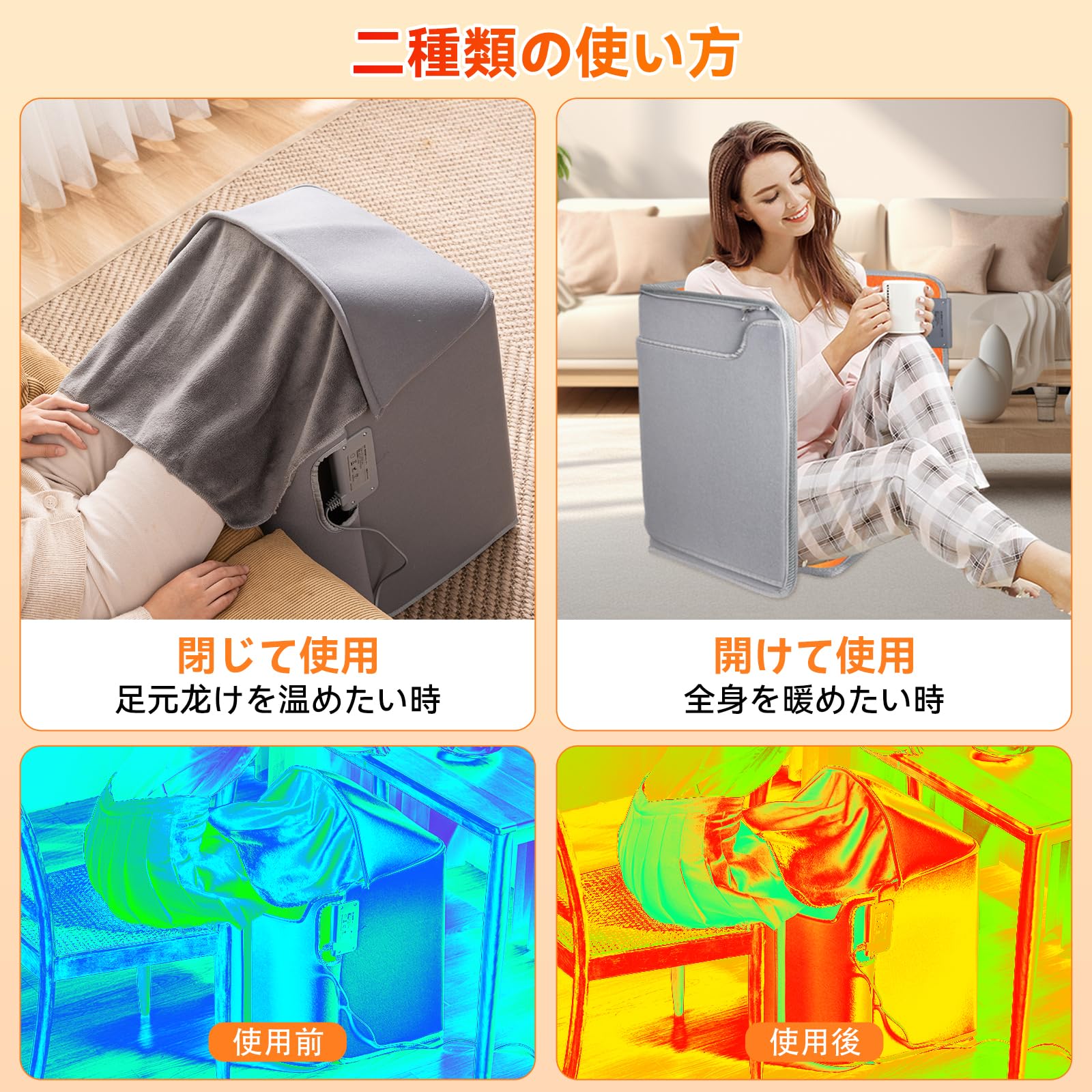 Amazon | 【2025改良 高温版】CHICHL パネルヒーター 足元 ヒーター 遠