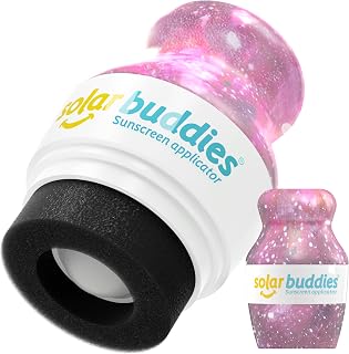 Sunscreen Applicator - Galaxy Single - Refillable Roll on Sponge Sunscreen, Suncream & Lotion Applicator For Kids, Adults & Families - Holds 3.4fl oz, Perfect Size for Travel