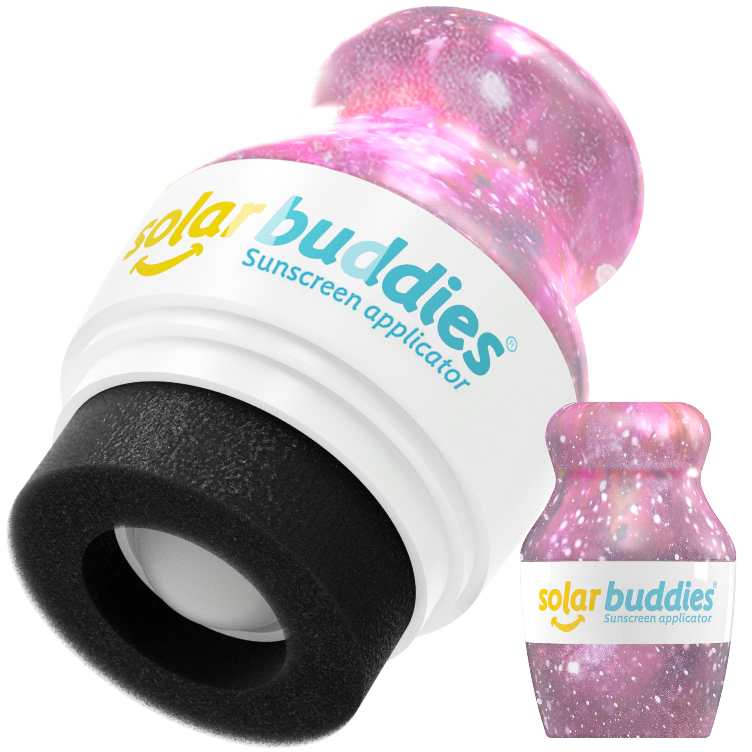 Solar Buddies Sonnencreme-Applikator – Galaxy Single – nachfüllbarer Rollschwamm für Sonnencreme, Sonnencreme und Lotion-Applikator für Kinder, Erwachsene und Familien – fasst 100 ml, perfekte Größe