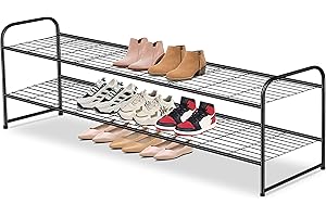 Stackable Shoe Storage Organizer for Closets or Entryways