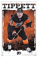 Vista 14 de Trends International NHL Philadelphia Flyers - Póster de pared Owen Tippett 23, 22.4 pulgadas de largo x 14.7 pulgadas, versión enmarcada en bronce