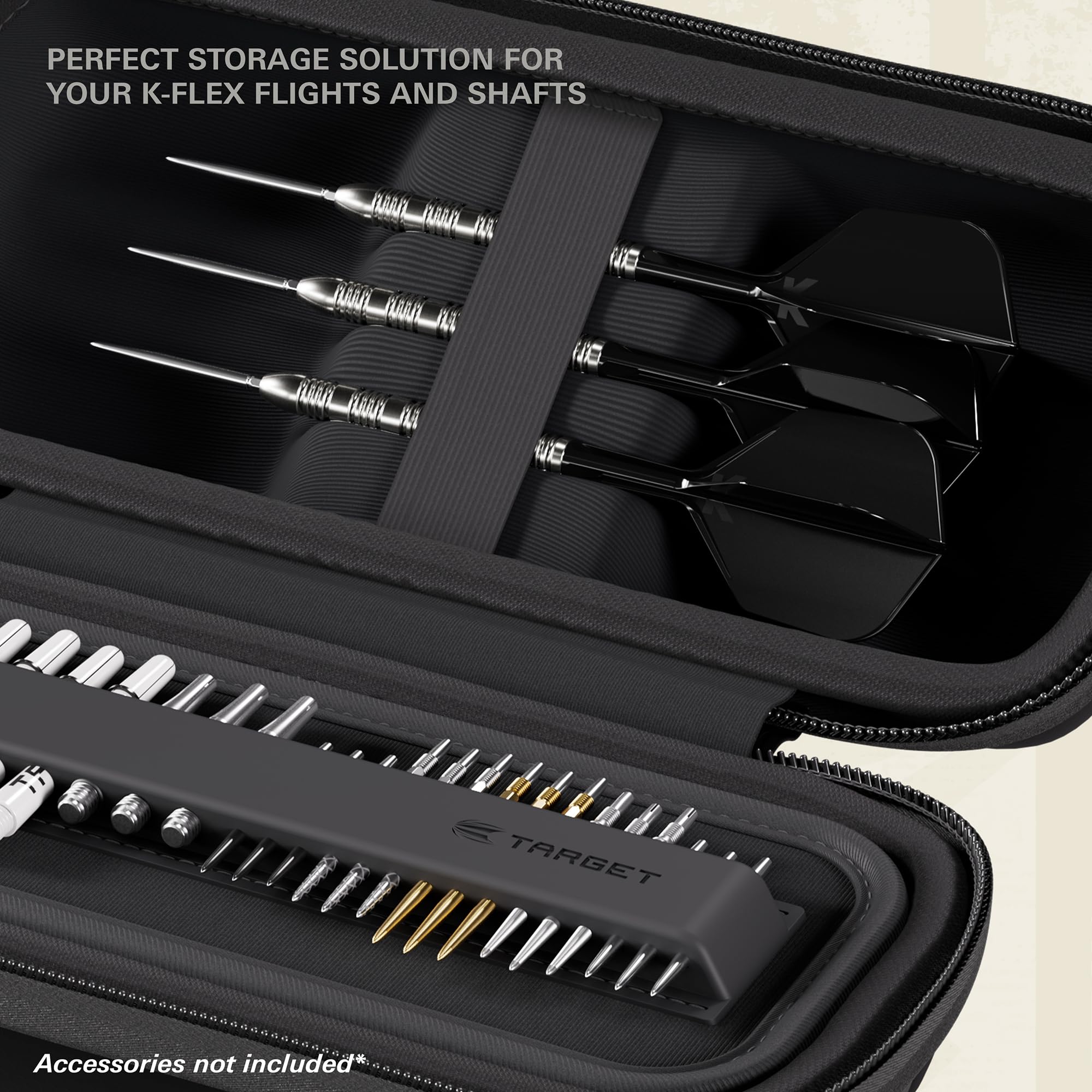 Target Darts BOA Étui de Rangement pour Fléchettes, Taille Unique – Noir | Portefeuille Fléchettes