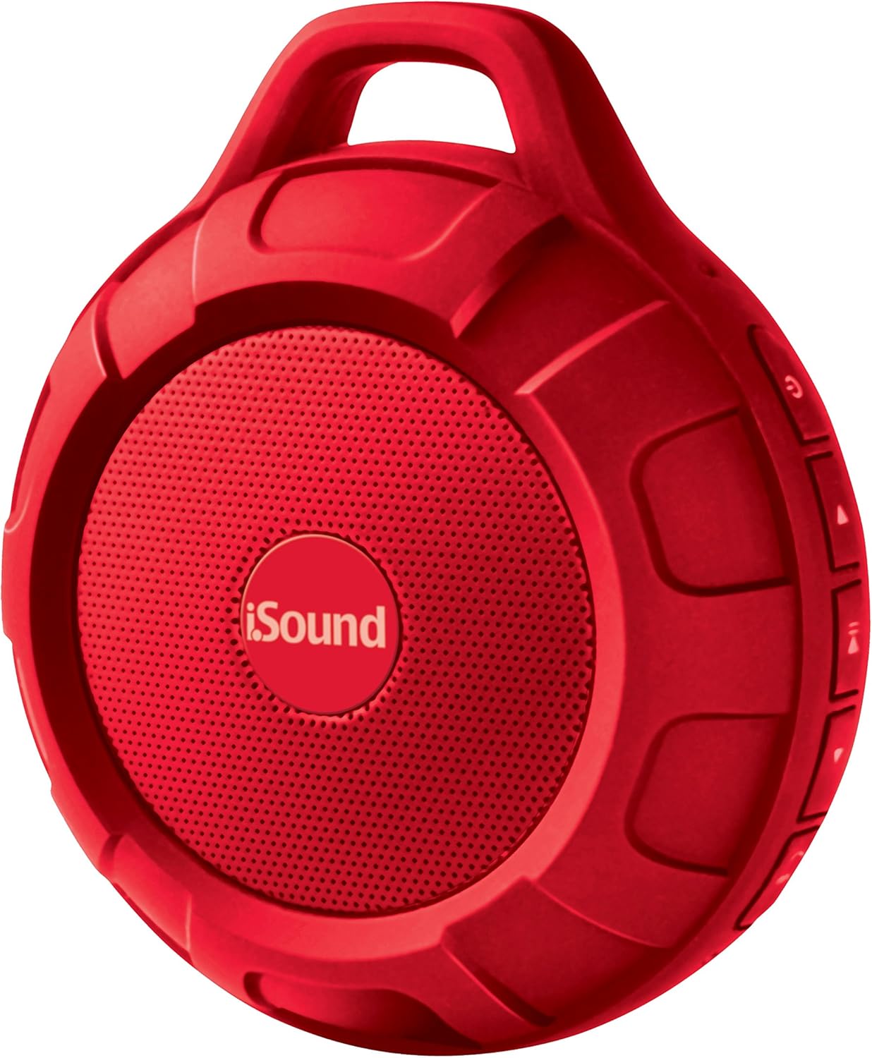 Bеѕt Dеаl iSound ISOUND-6706 Red Duratunes Water Resistant and Drop Proof Bluetooth Wireless Speaker – IPX4 Rated w/ Amazing Sound From a Compact Size - by ISound