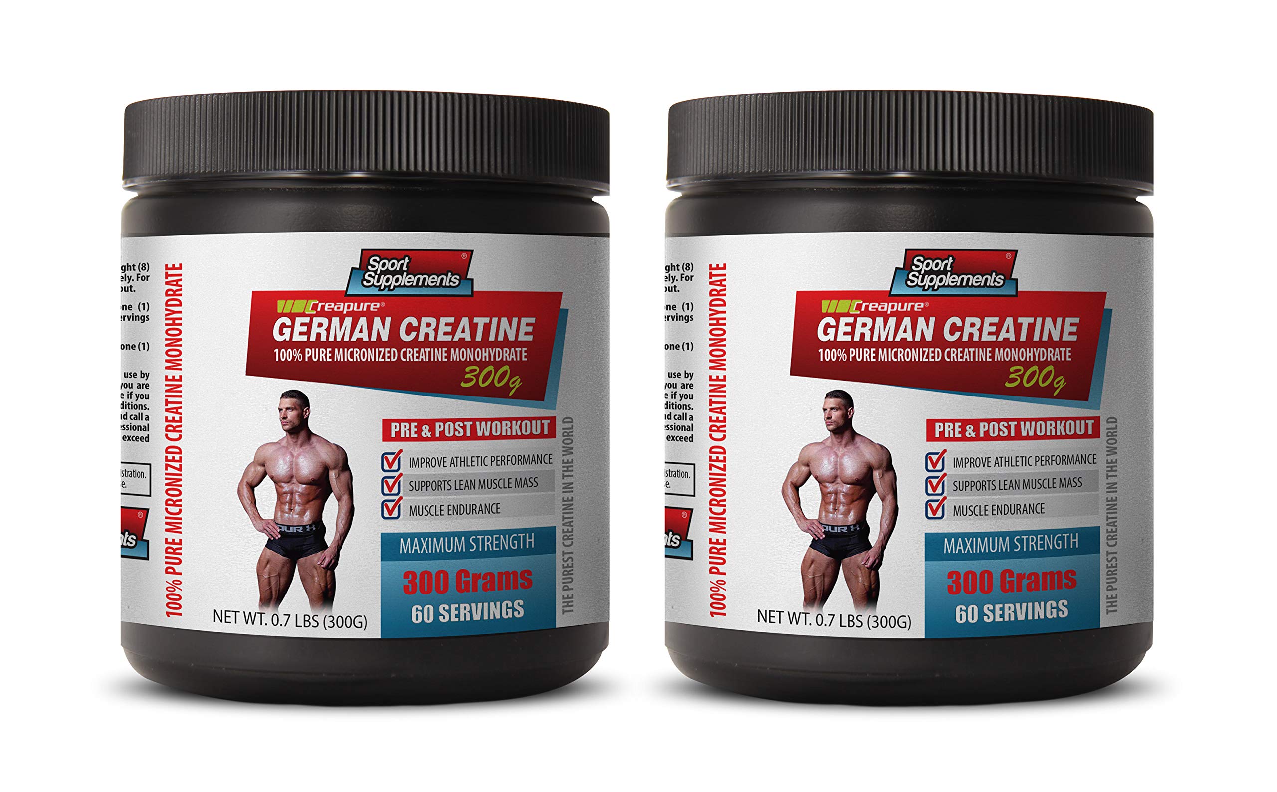 pre Workout for Men Pills - German CREATINE - 100% Pure MICRONIZED CREATINE MONOHYDRATE - Creatine Powder Post Workout - 2...