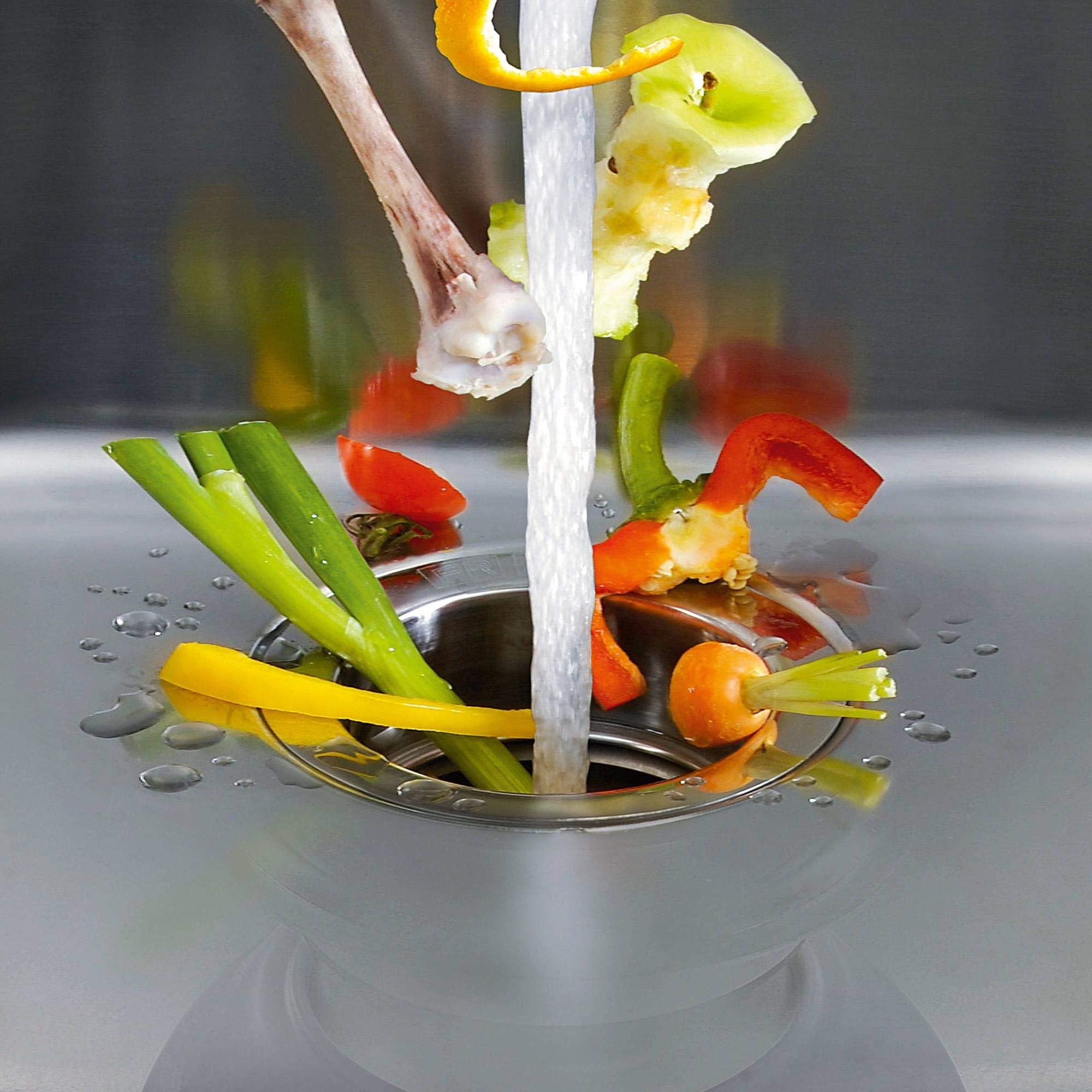 FRANKE Tritarifiuti Alimentare 134.0535.241 - Smaltimento Rifiuti Organici, 0,75 HP, Isolamento Acustico - Foto 2