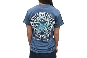 Southern Charm: Salty Deal with It Crab Sunset T-Shirt