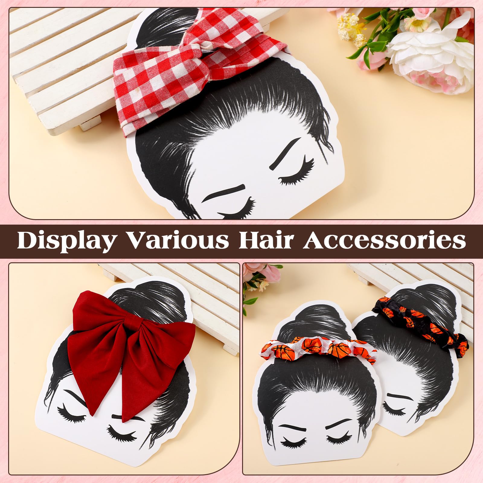 Amazon.com: Sayglossy 100 Pcs Headband Display Cards with  display picture 3