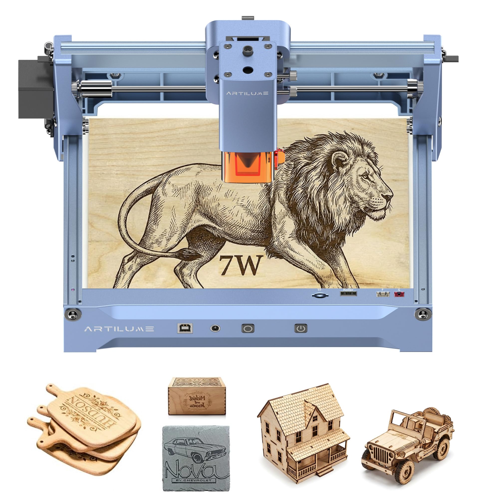 Amazon.com: Artilume U1 Laser Engraver 7000mW, Desktop Laser 