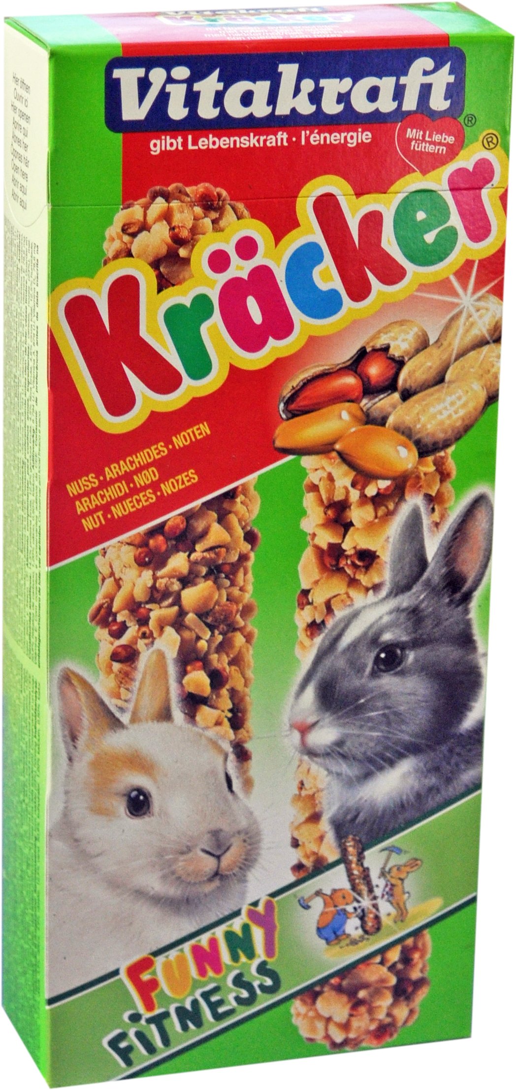 Vitakraft Kräcker Mix – Knabberstangen Für Zwergkaninchen Ohne Zucker