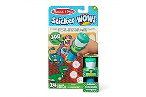 Melissa & Doug Sticker Wow!™ 24-Page Activity Pad and Sticker Stamper