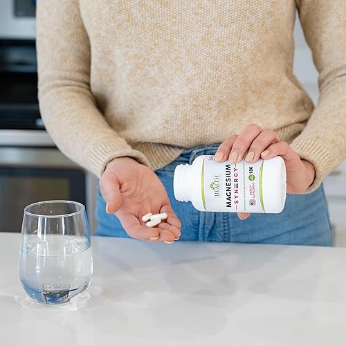 Miniatura 3 de Health As It Ought To Be Magnesio Syn3rgy (Mag Glicinato, Mag Malate, Mag Taurate) - 180 Cápsulas