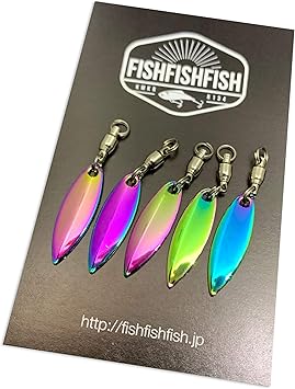 Amazon Fishfishfish ウィローブレード メタリック カラー Ss アンビバレント シーバス 雷魚 ブラックバス ナマズ メタルジグ 鉄板バイブ フロッグ チューニングパーツ ルアー改造 スピンテール用 ブレードチューン 5枚セット Fish A Gogo ルアー 材料