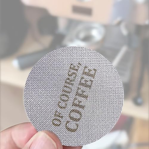 Miniatura 8 de Pantalla de disco de espresso de 2.106 in, grosor de 0.067 in, 150 m, ducha inferior, malla de filtro de café para cesta de filtro de portafiltro,