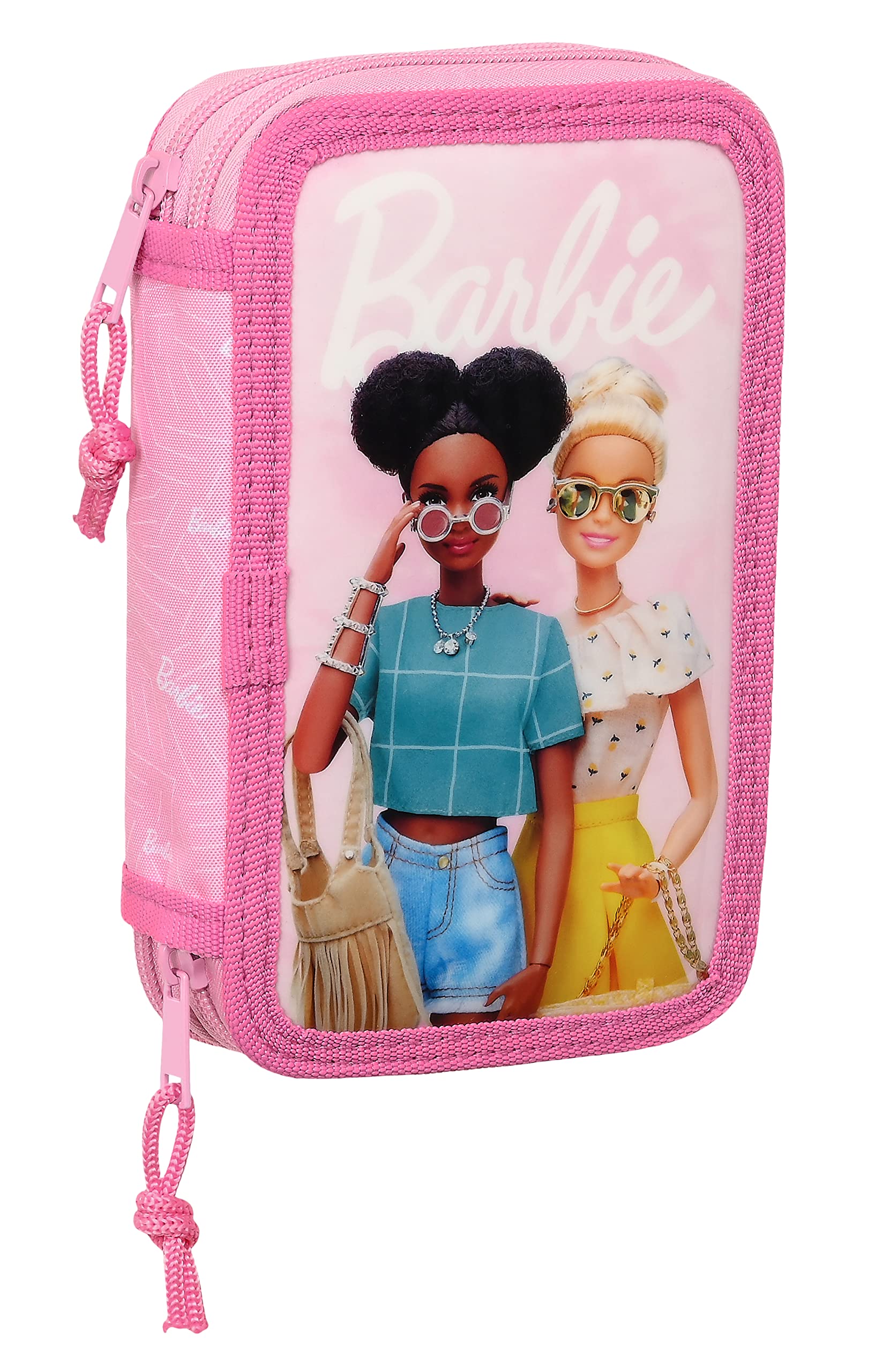 PLUMIER DOBLE PQÑO 28 pcs BARBIE "GIRL"